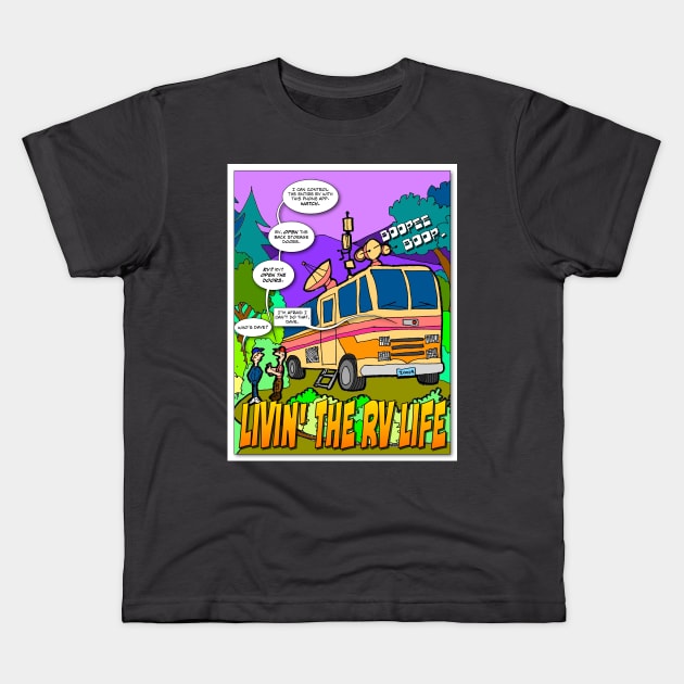 Livin' the RV Life Kids T-Shirt by JWCoenMathArt